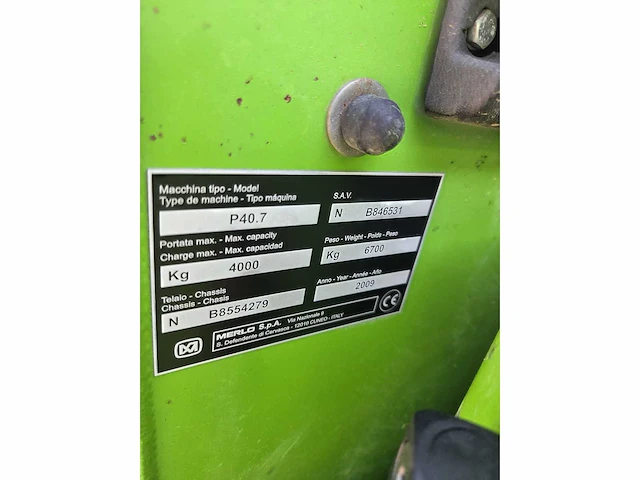 2009 merlo p40.7 verreiker - afbeelding 9 van  9
