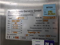 2009 mettler toledo xs 3 cc checkweigher - afbeelding 6 van  6