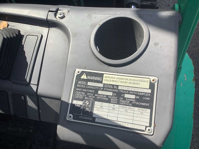 2009 mitsubitsi fg35n vorkheftruck - afbeelding 6 van  7