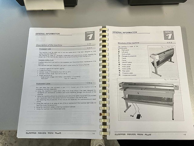 2009 neolt elektro power trim plus 210 papierknipmachine - afbeelding 3 van  12