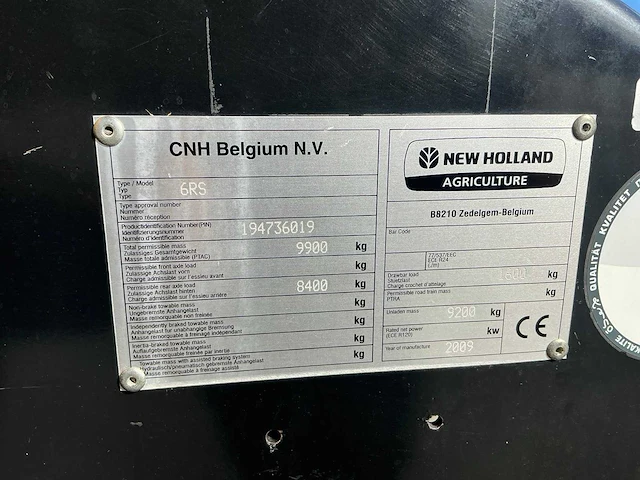 2009 new holland bb9070 balenpers - afbeelding 19 van  26