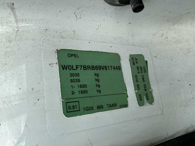 2009 opel vivaro 2.5 cdti l2h1 dc bedrijfswagen - afbeelding 25 van  30