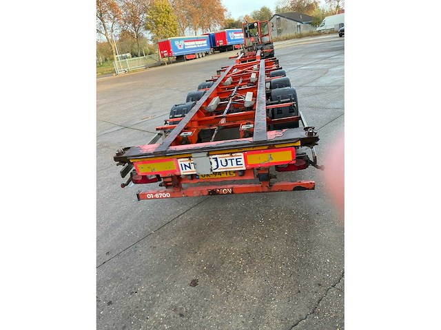 2009 pacton txc339 containerchassis oplegger - afbeelding 2 van  33