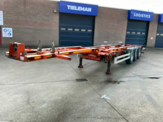 2009 pacton txc339 containerchassis oplegger - afbeelding 1 van  33