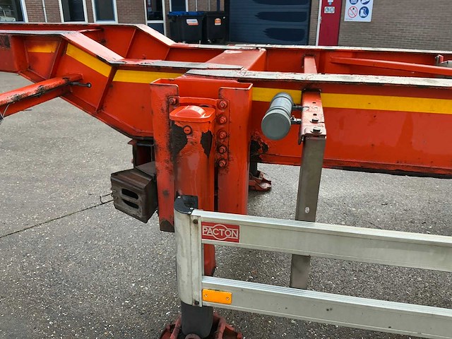 2009 pacton txc339 containerchassis oplegger - afbeelding 14 van  33