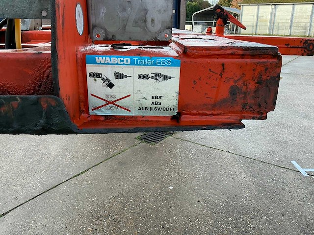 2009 pacton txc339 containerchassis oplegger - afbeelding 17 van  33