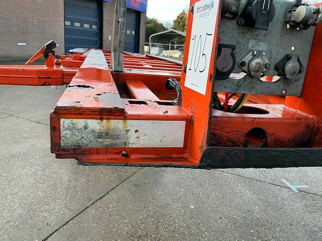 2009 pacton txc339 containerchassis oplegger - afbeelding 18 van  33