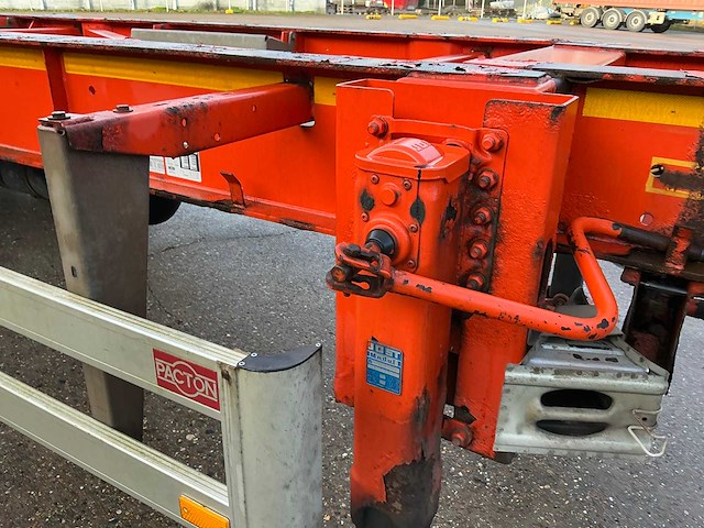2009 pacton txc339 containerchassis oplegger - afbeelding 20 van  33