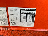 2009 pacton txc339 containerchassis oplegger - afbeelding 21 van  33