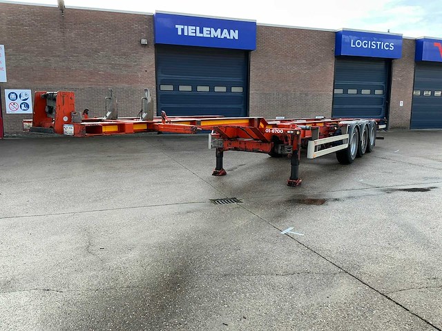 2009 pacton txc339 containerchassis oplegger - afbeelding 23 van  33