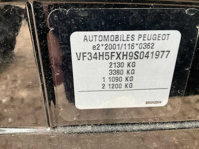 2009 peugeot 308 sw 1.6 thp xt personenauto - afbeelding 28 van  34