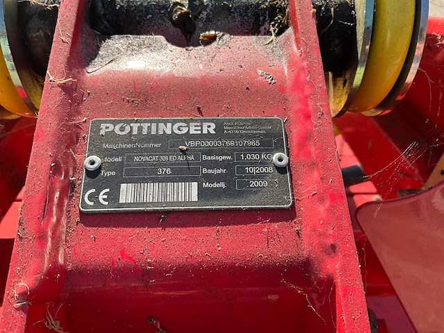 2009 pottinger novacat 306 ed alpha schijvenmaaier - afbeelding 6 van  9
