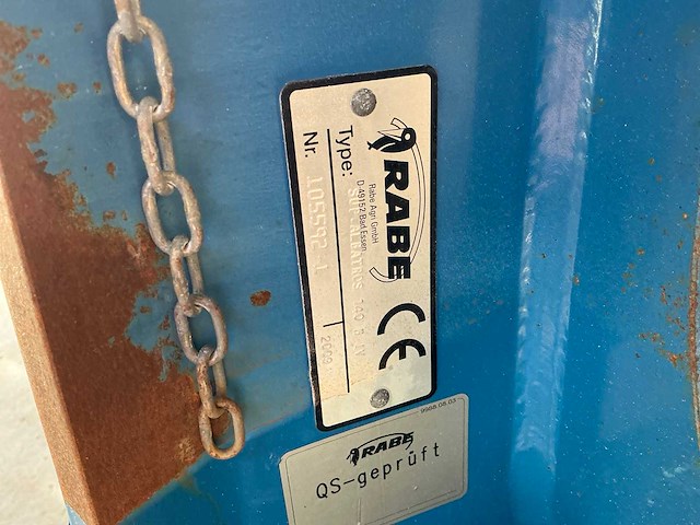 2009 rabe super albatros. 140m iv 4 schaar wentelploegmet vorenpakker - afbeelding 14 van  16