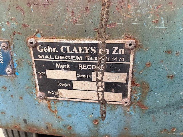 2009 record plw 12 ton trailer - afbeelding 6 van  17