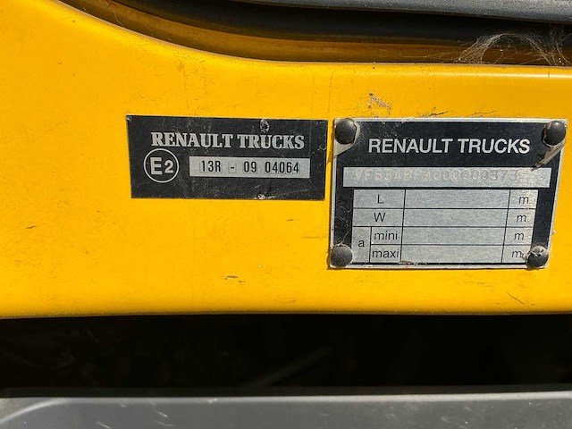 2009 renault kerax 34bpa2 vrachtwagen - afbeelding 61 van  71