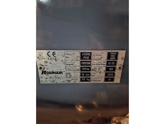2009 robinair ac690pro airco test- en vulapparaat - afbeelding 7 van  12