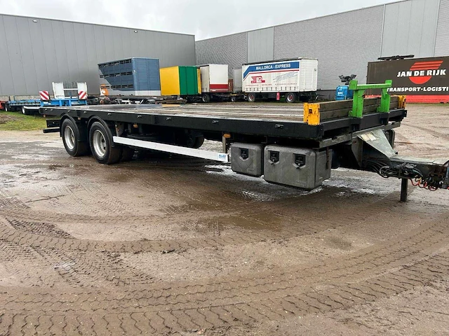 2009 royen r/4042t 2-assige wipkar / plateauaanhangwagen – 17.600 kg – luchtgeveerd - afbeelding 11 van  17