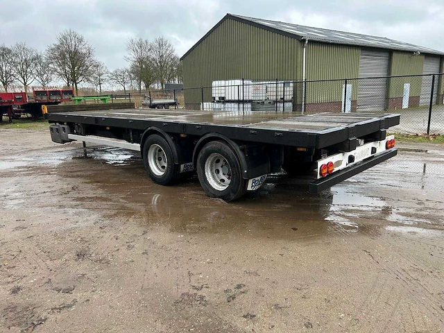 2009 royen r/4042t 2-assige wipkar / plateauaanhangwagen – 17.600 kg – luchtgeveerd - afbeelding 12 van  17