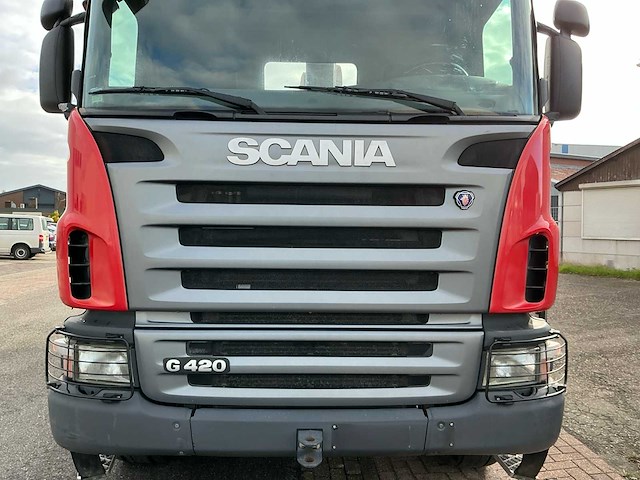 2009 scania g420 kieper vrachtwagen met kraan - afbeelding 13 van  41