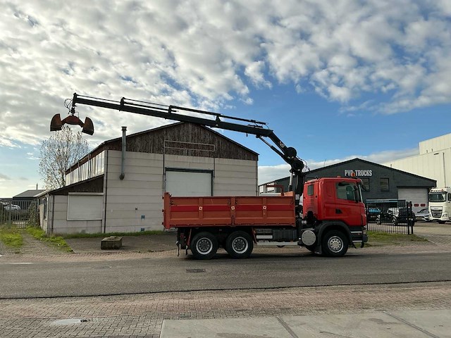 2009 scania g420 kieper vrachtwagen met kraan - afbeelding 8 van  41