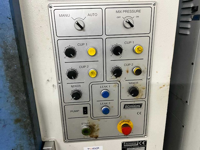 2009 schüchl vakuum ugm-850 2-componenten vacuüm meng- en doseersysteem - afbeelding 14 van  18