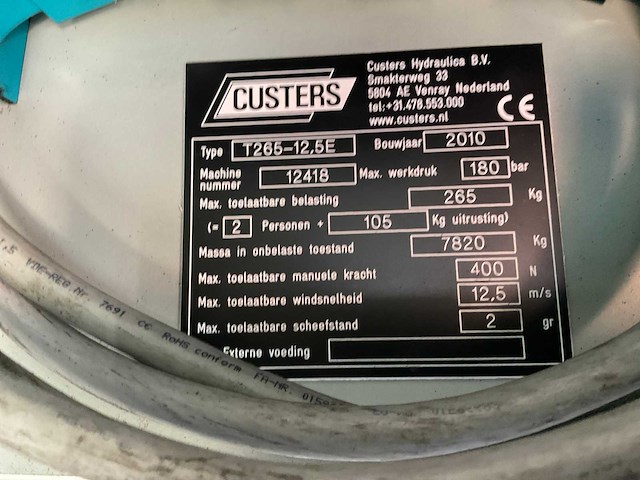 2009 smith’s electric d100l vrachtwagen met hoogwerker - afbeelding 19 van  47