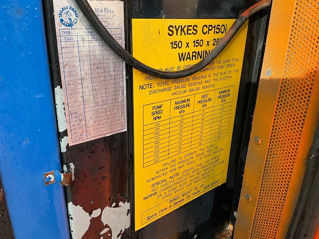 2009 sykes cp150i waterpomp - afbeelding 2 van  32