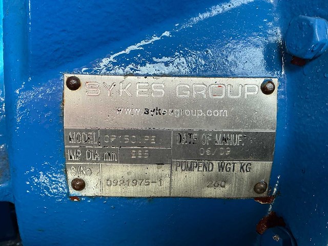 2009 sykes cp150i waterpomp - afbeelding 5 van  32