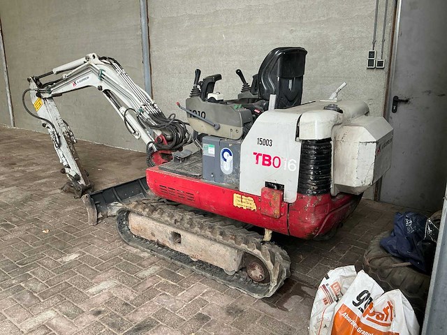 2009 takeuchi tb016 minigraafmachine - afbeelding 22 van  28