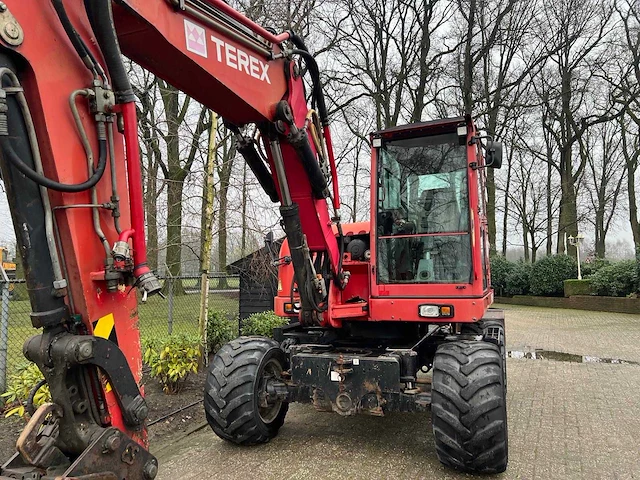 2009 terex tw85 banden graafmachine - afbeelding 6 van  14