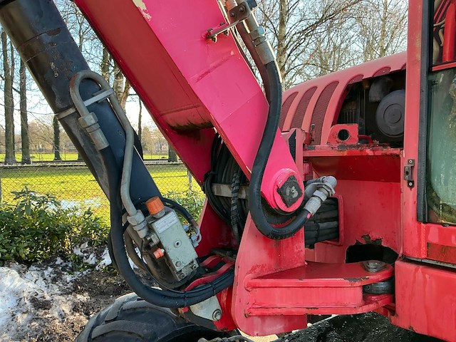 2009 terex tw85 banden graafmachine - afbeelding 5 van  25