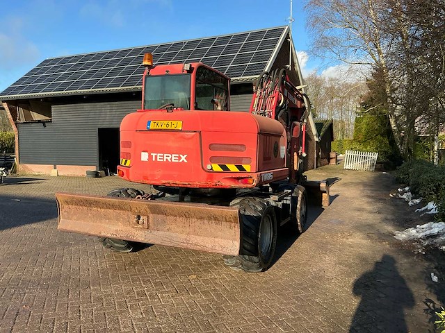 2009 terex tw85 banden graafmachine - afbeelding 23 van  25