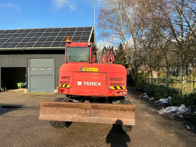 2009 terex tw85 banden graafmachine - afbeelding 6 van  25