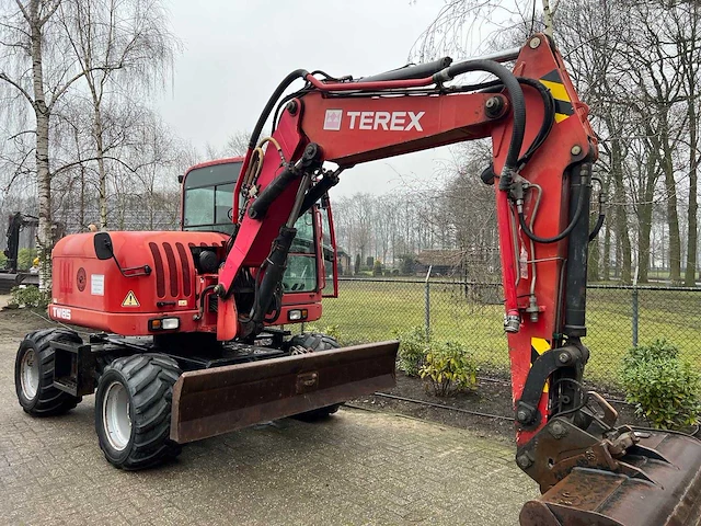2009 terex tw85 banden graafmachine - afbeelding 4 van  14