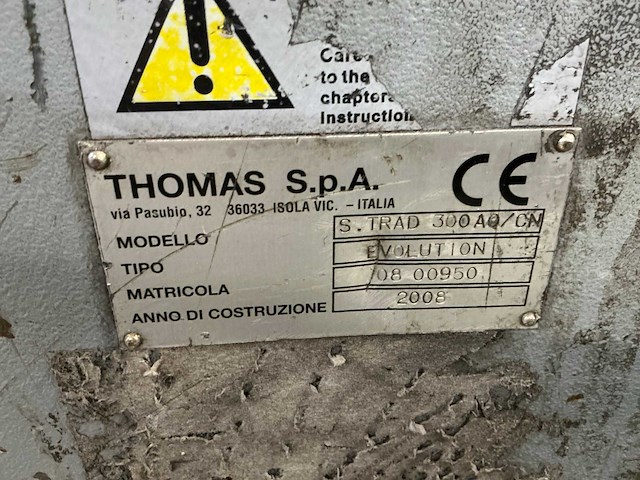 2009 thomas super trad 300ao cn evolution bandzaagmachine half automaat - afbeelding 6 van  9