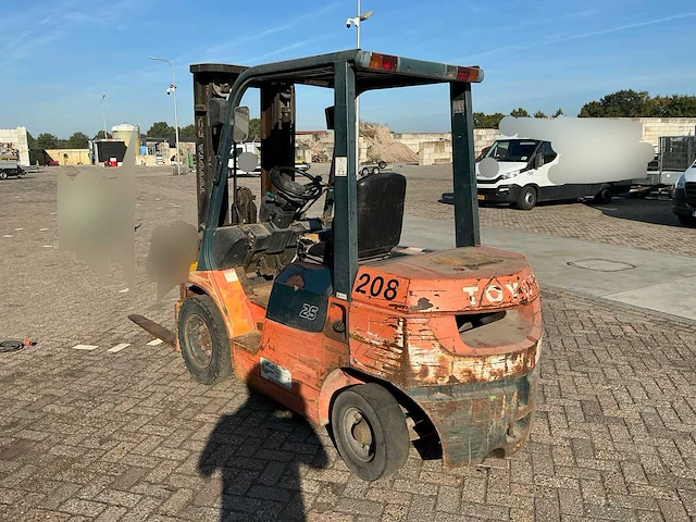 2009 toyota 02-7fd25 vorkheftruck - afbeelding 21 van  31