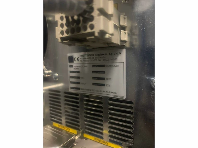 2009 trumpf dc3049 plasmavoeding (2x) - afbeelding 8 van  17