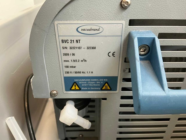 2009 vacuubrand bvc 21 nt vacuümpomp - afbeelding 2 van  5