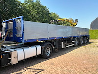2009 van hool 3b2022 oplegger met kennis kraan - afbeelding 1 van  32