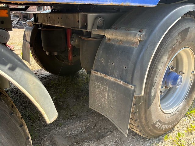 2009 van hool 3b2022 oplegger met kennis kraan - afbeelding 15 van  32
