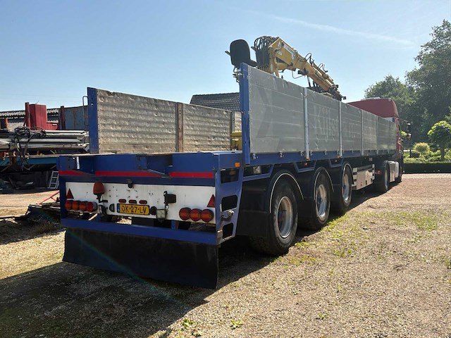 2009 van hool 3b2022 oplegger met kennis kraan - afbeelding 28 van  32