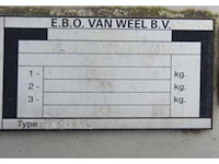 2009 van weel vw3500l aanhangwagen (37 fietsen) - afbeelding 4 van  9