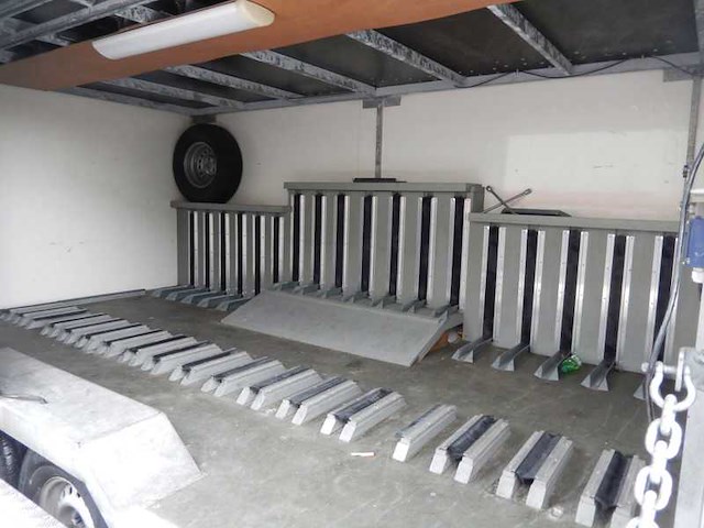 2009 van weel vw3500l aanhangwagen (37 fietsen) - afbeelding 8 van  9