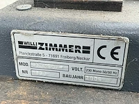 2009 willy zimmer wz150/r bandzaagmachine - afbeelding 4 van  4