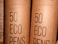 200x eco friendly pennen - afbeelding 2 van  3
