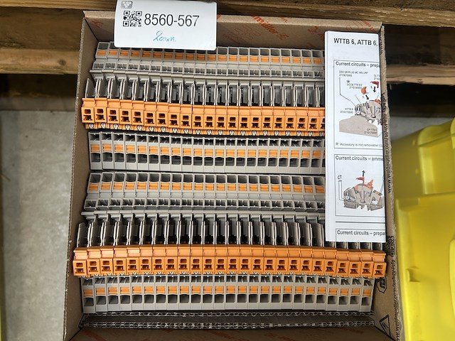 200x scheidingsrijgklem weidmüller - afbeelding 1 van  6