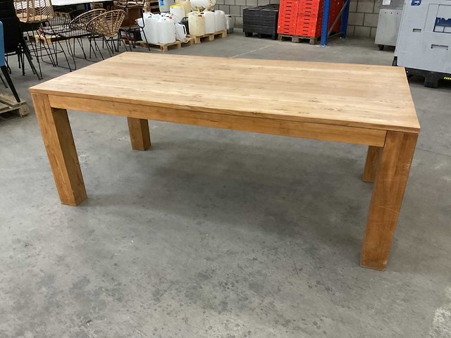 200x100cm eetkamertafel - afbeelding 1 van  4