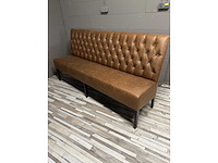 200x55x55 kapiton bank leder cognac - afbeelding 1 van  1