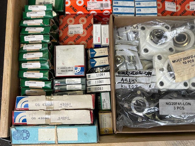 201 kg net bearings from skf, fag, ina, ntn, snr, nsk, rhp, koyo, torrington, nke and others - afbeelding 5 van  10