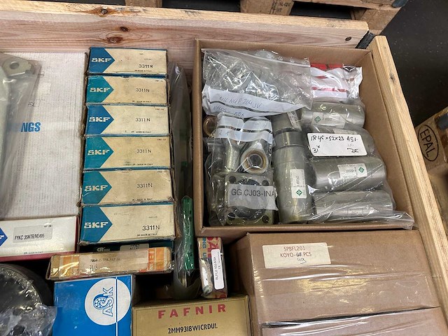 201 kg net bearings from skf, fag, ina, ntn, snr, nsk, rhp, koyo, torrington, nke and others - afbeelding 10 van  10